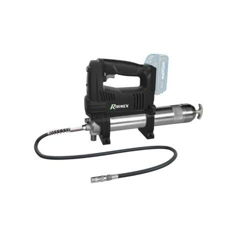 Ribimex – Pompe à graisse électrique sur batterie 20V – Débit 200 ml/min – Pression 620 bar – Capacité 410 ml – Pour entretien mécanique - R-bat20
