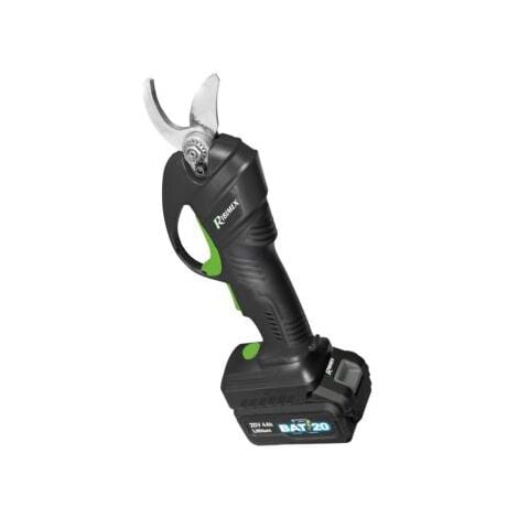 Sécateur R-BAT20 à batterie, avec batterie 20V 2Amp et chargeur