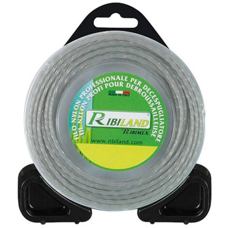 Fil carré torsadé pour débroussailleuse 2.4 mm