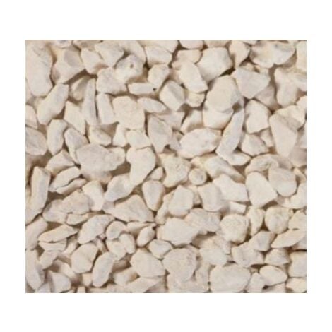 Gravillons calcaire Ocre/blanc 10/14 150 Kg