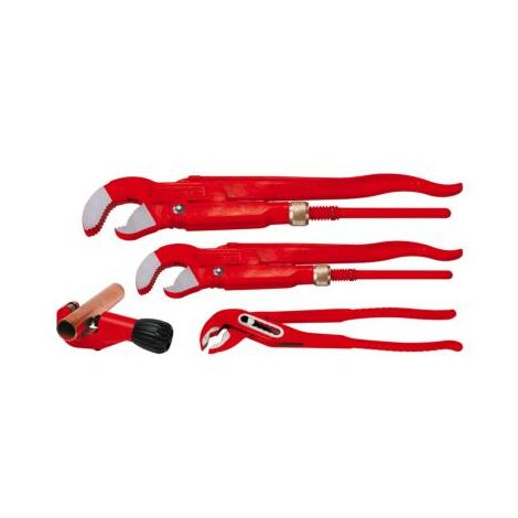Ensemble 2 clés serre tube, 1 pince multiprises SP, 1 coupe tube TC35 (1/3)