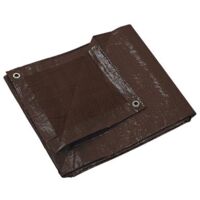 Bâche 120gr/m² 5x8m marron