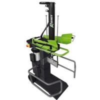 Ribimex – Fendeur de bûches électrique 8 tonnes vertical – Puissance 3000 W – Longueur max 550 mm – Ø bûches 70-400 mm