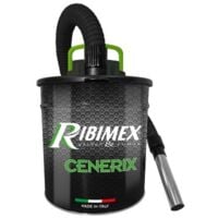 Ribimex – Aspirateur à cendres électrique 1200 W – Capacité 18 L – Filtre HEPA lavable – Dépression 17 Kpa pour cendres froides - PRCEN003