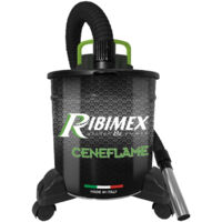 Ribimex – Aspirateur à cendres 1200 W – Capacité 18 litres – Filtre HEPA lavable – Moteur puissant pour cendres froides et soufflerie