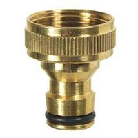 Ribimex – Nez de robinet d'arrosage laiton fileté 20/27 – Pour usage professionnel – Grande durabilité – Diamètre 19 mm