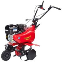 Motobineuse thermique 163 cc – Moteur Honda GX 160 – 3.6 kW – 2 vitesses avant + 1 arrière – 6 fraises boulonnées – Largeur de travail 75 cm – Eurosystems