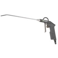 Ribimex – Soufflette air comprimé bec long 300 mm – Embout rapide standard D en acier nickelé – Pour espaces confinés et difficiles d'accès