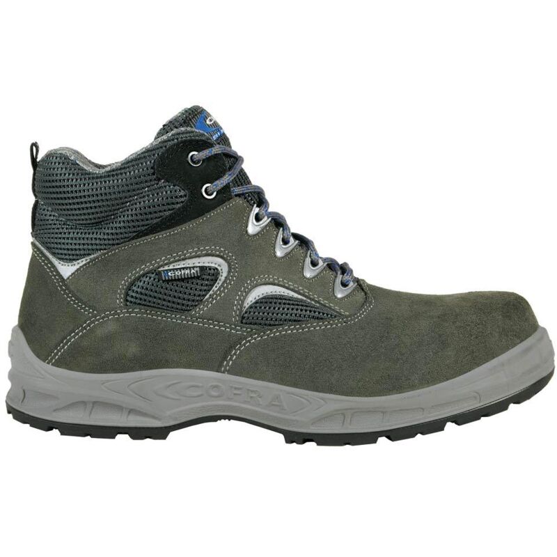 Chaussures De Toiture Cofra 76580-000.W43 - Gris, Taille 43 - Semelle Antidérapante Pour Couvreurs