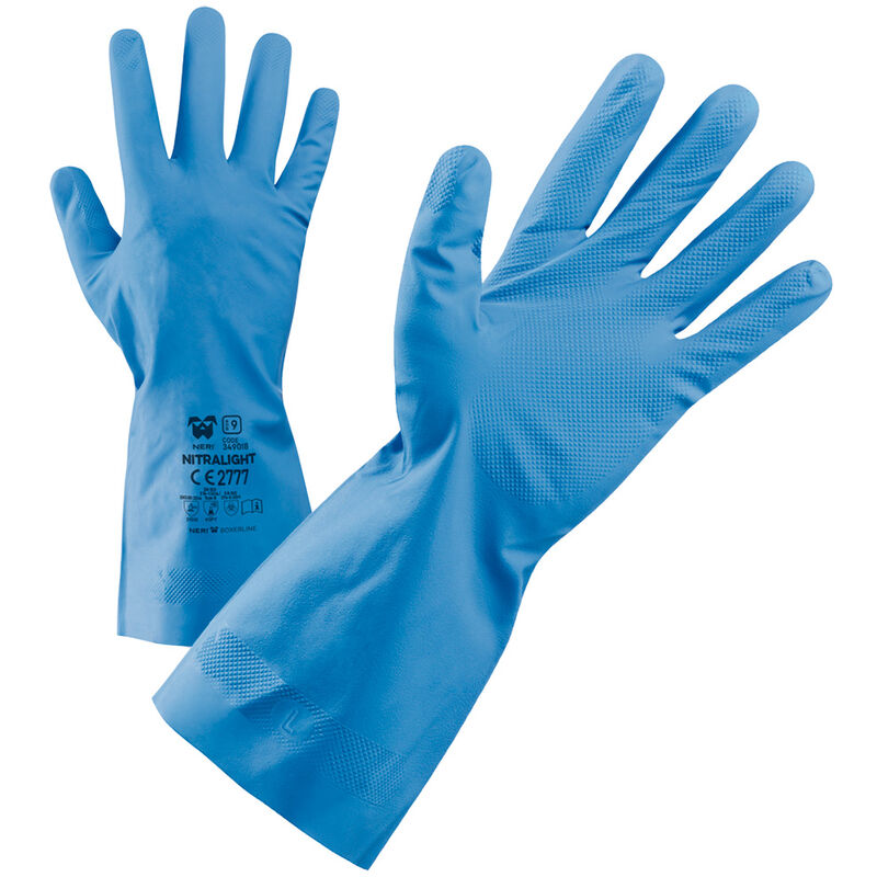 Gants de protection de bassin en deux pièces pour aquarium - Gants  imperméables extra longs 70cm - Bleu