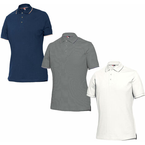 Polo de travail femme Issaline Portofino Stretch 08189L - L - Gris
