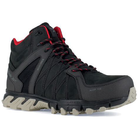 Chaussures de travail montantes S3 HRO – Pointure 43 – Dessus cuir hydrofuge – Semelle antidérapante – Pour terrains difficiles – Reebok - IB1052 (1/7)