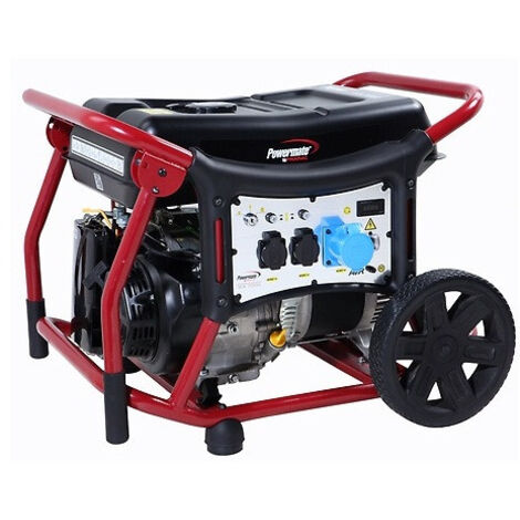 Pramac – Groupe électrogène essence 6,5 kW – Moteur 420 cc 4 temps – Démarrage électrique – Autonomie 9,7 h – Silencieux 68,76 dB (1/4)