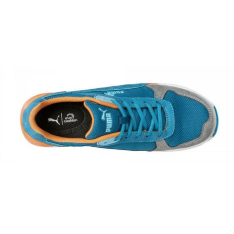 Chaussures de sécurité Puma Frontside Low S1P SRC HRO ESD - 45 (EU) - Azul/naranja