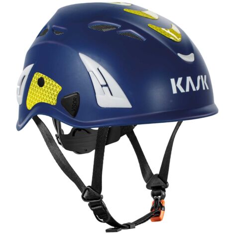 Casque de travail Kask Plasma HI VIZ - 105 cm - Bleu/Jaune