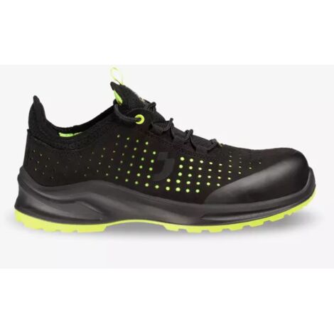 Chaussures de travail basses véganes Safety Jogger Modulo S1PS Low Perf S1 PS ESD FO - 43 (EU) - Noir (1/4)