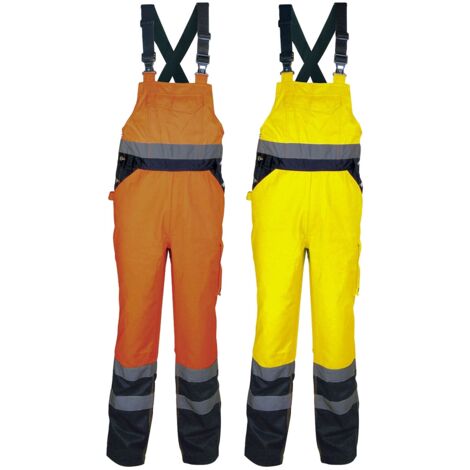 Salopettes de travail de haute visibilité Cofra Tuttle - XXXXL - Jaune (1/4)