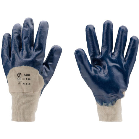 Lot Pro : 5 Paires De Gants De Manutention + 2 Paires De Lunettes De Protection
