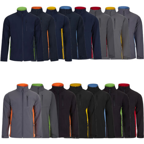 Veste de travail softshell bicolore Velilla 106004 - S - Vert / noir (1/5)