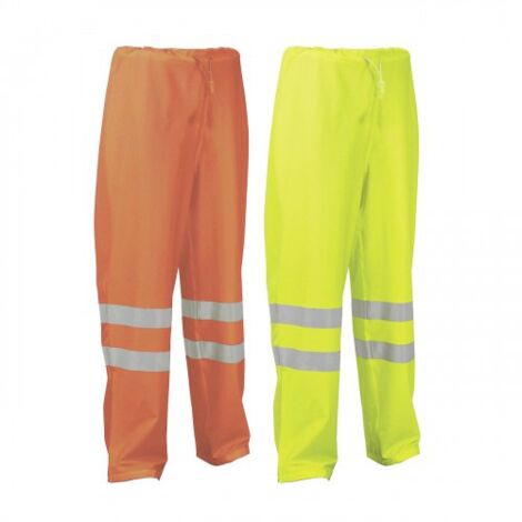Pantalon de travail haute visibilité Cofra Micene - XXXL - Jaune (1/3)