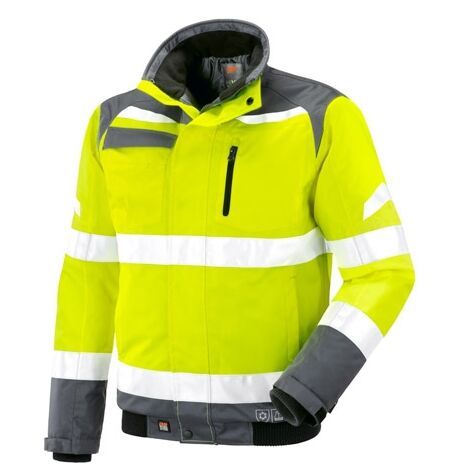 Veste Haute Visibilité Anti-Pluie - Taille XXL - Norme EN20471 Classe 3 - Imperméable Avec Capuche