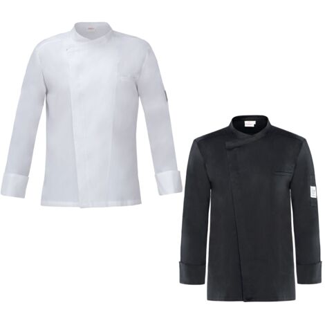 Veste de chef Giblor's Versilia - XXXL - Noir (1/4)