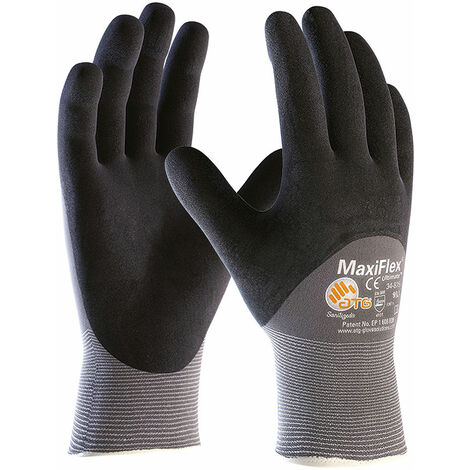 Gants de travail ATG MaxiFlex 34-875 - 9 (L) - Gris foncé
