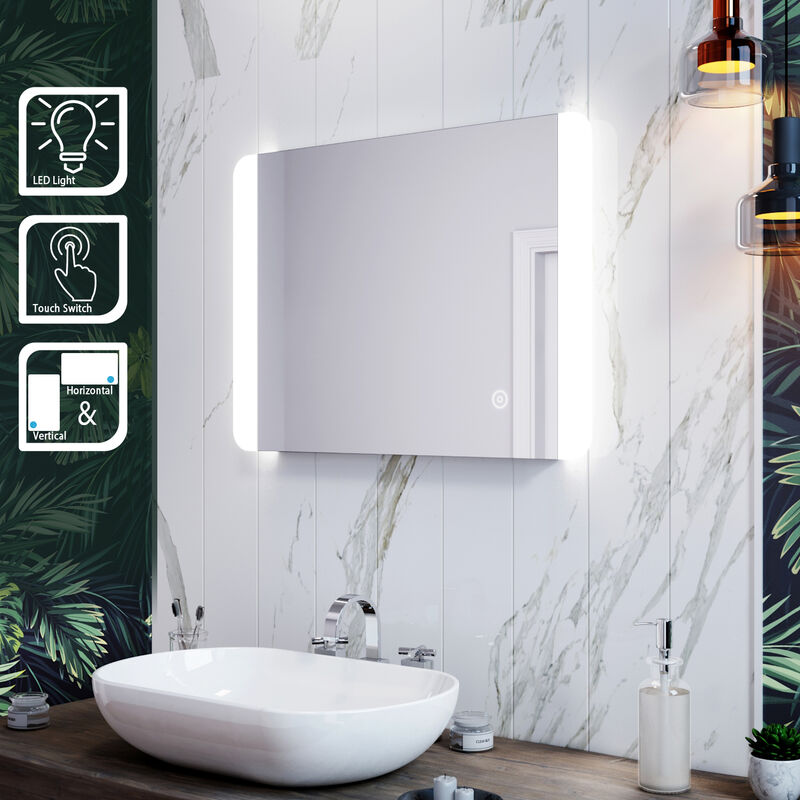 Bathroom Toilet Dimmer LED Mirror Cabinets With Touch, 53% OFF