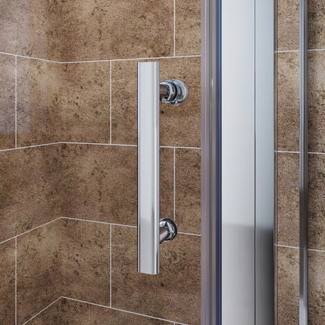 ELEGANT 1000mm Bifold Shower Door Glass Shower Enclosure Reversible Folding Cubicle Door