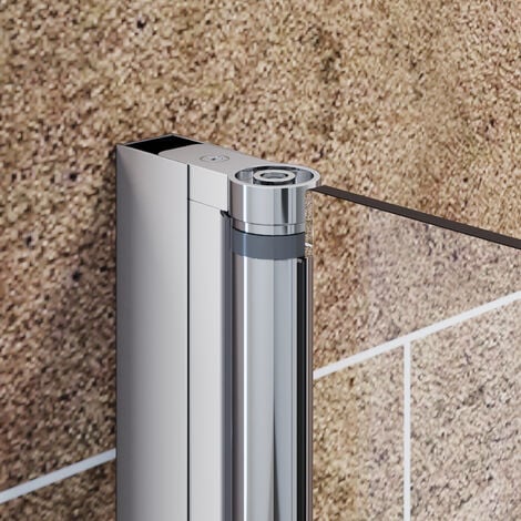 ELEGANT 1000mm Bifold Shower Door Glass Shower Enclosure Reversible Folding Cubicle Door