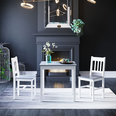 ELEGANT Solid Classic Dining Table and Chairs Set Modern