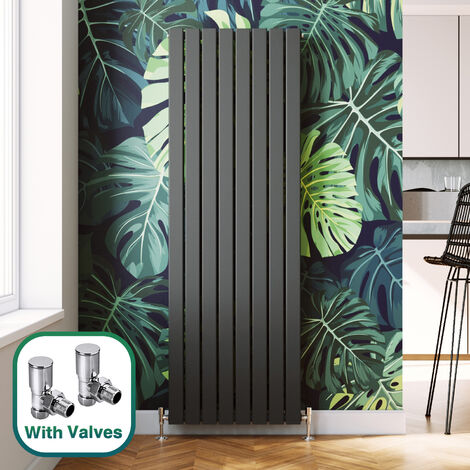 ELEGANT Vertical Flat Column Designer Radiator Wall/Floor Mounted