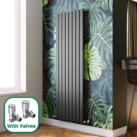 ELEGANT 1800 x 608 mm Designer Radiator Anthracite Single Vertical Radiator Tall Upright Central Heating Radiators + Angled Radiator (1/5)
