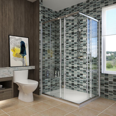 800 X 800mm Square Stone Shower Tray 30mm Thick - View #8