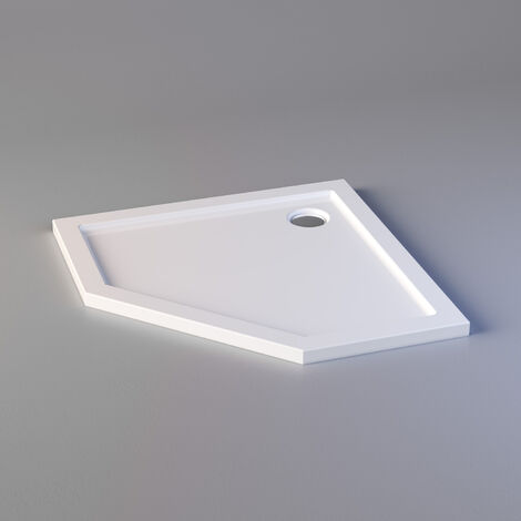 ELEGANT Bathroom Diamond-shaped Shower tray 900 x 900mm + Waste Trap (1/5)
