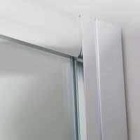 ELEGANT 1500mm Sliding Shower Door Reversible Bathroom Shower Enclosure Cubicles