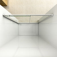 ELEGANT 1000mm Sliding Shower Door Modern Bathroom 8mm Easy Clean Glass Shower Enclosure Cubicle Door