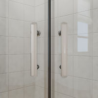 ELEGANT 1000 x 1000 mm Quadrant Shower Cubicle Enclosure Sliding Door 6mm Easy Clean Glass