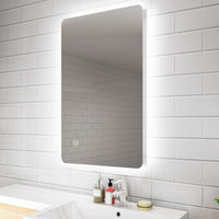 ELEGANT Energy Efficient Bathroom Mirror 800x500mm Backlit LED ...