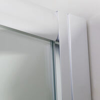 ELEGANT Sliding Shower Cubicle Enclosure Door Modern Bathroom Screen Glass 1200mm