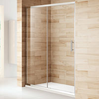 ELEGANT 1300mm Sliding Shower Door Modern Bathroom Screen
