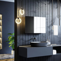 ELEGANT Bathroom Cabinet Triple Mirror Stainless Steel Modern Storage Cupboard Adjustable Shelves 600 x 900 mm Wall Mounted