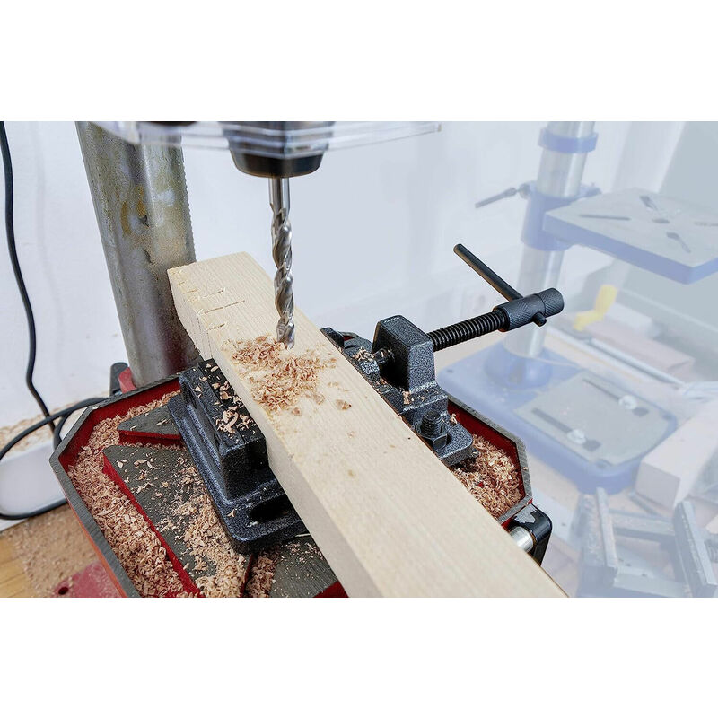 morsa per trapano a colonna fai da te- homemade drill press vise 