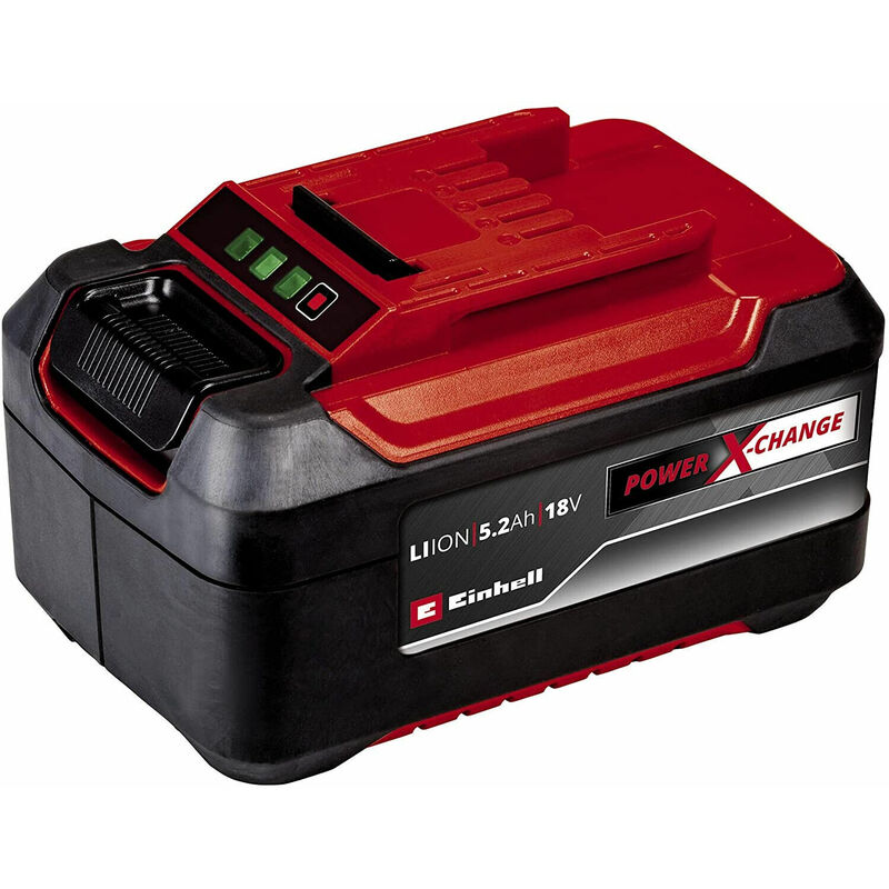 Originale Batteria Einhell 18V 4,0 Ah Power X-Change (18V, per tutti gli  utensili PXC, indicatore del livello di carica, sistema di gestione della