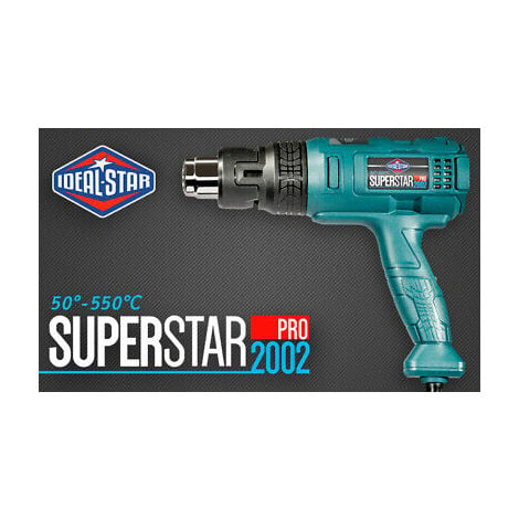 Pistola termica professionale 1800 watt con valigetta superstar 2002 pro  1800w