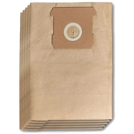 Sacchetti Filtro Carta Einhell Originali - 10 Litri, Confezione Da 5 Pezzi, Per Aspiratori E Lavori