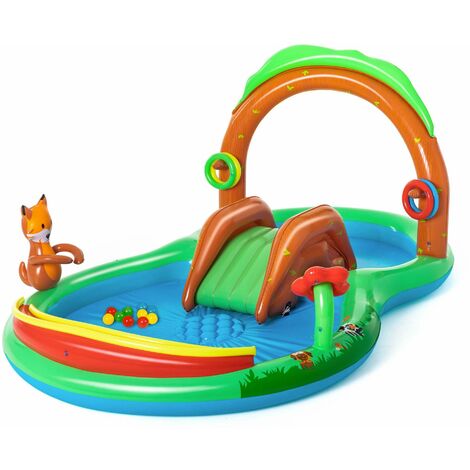 Piscine gonflable, parc aquatique, toboggan aquatique, piscine, aire de jeux aquatiques gonflable pour jardin, avec souffleur, 430 x 390 x 210 cm | Leroy Merlin Piscine gonflable, parc aquatique, toboggan aquatique, piscine, aire de jeux aquatiques gonflable pour jardin, avec souffleur, 430 x 390 x 210 cm | Leroy Merlin