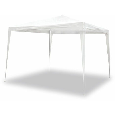 Carpa desmontable 3x3m Blanca Cies - Bolsa transporte - Jardín playa campo terraza