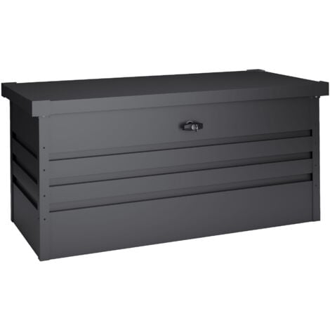 Arcon Metálico 450L - 120x61x62cm - Anticorrosión - Cierre con llave incluida - Tapa abatible