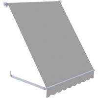 SmartSun Toldo ventana 1,20x1,20 Gris Piedra